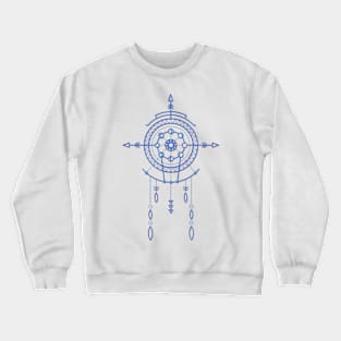 Tribal Moon Totem Crewneck Sweatshirt